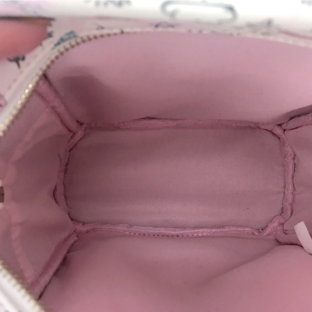 Pink printed backpack - Picture 3 of 10